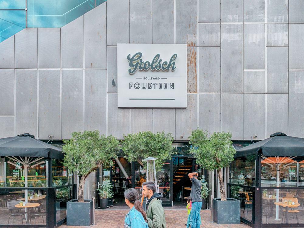 Exterior of Grolsch Brewery in the Netherlands