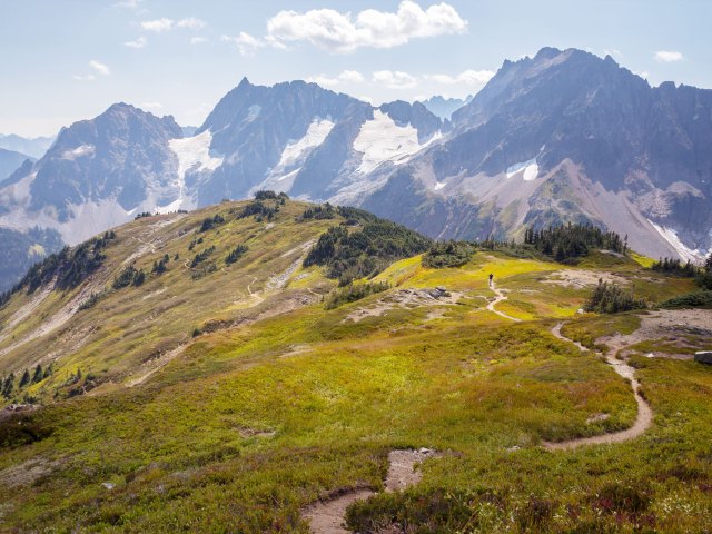 Mountainous landscape of North Cascades National Park, Washington