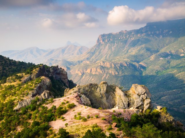 Overlook of Big Bend National Park in Texas