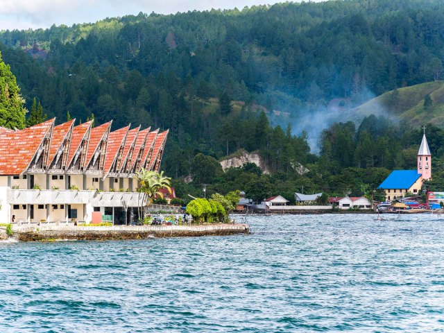 Houses on Sumatra Island