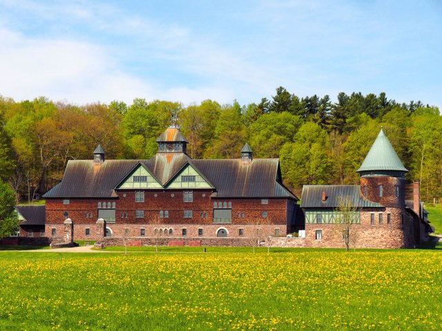 Exterior of Shelburne Farms in Shelburne, Vermont