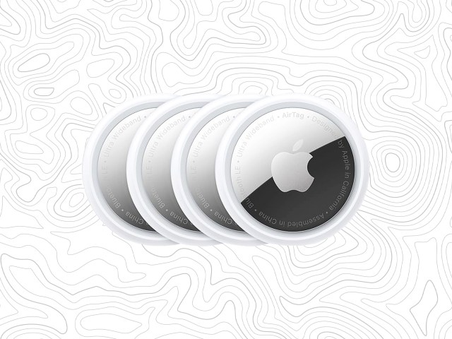 Product image of four Apple AirTags